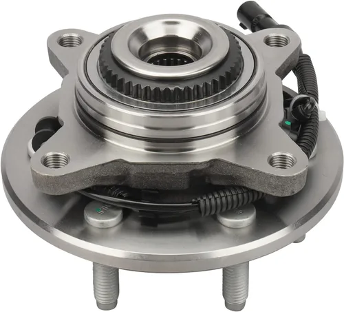 515079 Conjunto de buje y rodamiento delantero para Ford F150 2005 06 07 2008, para Lincoln Mark LT 2006 2007 2008, 6 pernos con ABS (Solo 4WD)