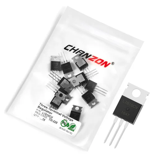 Miniatura 25 de Chanzon TL431 TO-92 Regulador de voltaje ajustable positivo IC, regulador positivo de tres terminales para administración de energía