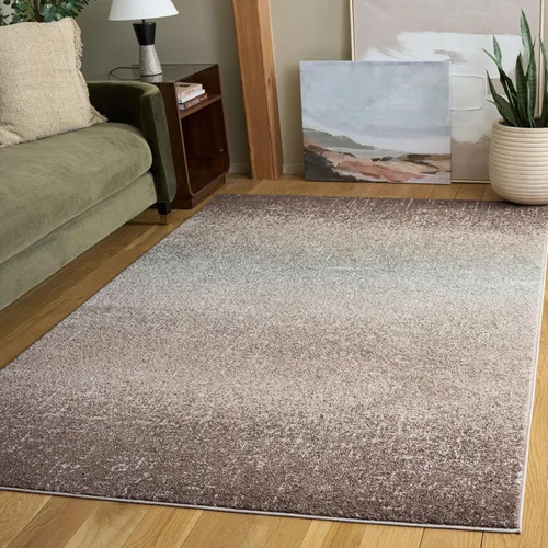 Miniatura 8 de SAFAVIEH Madison Collection - Alfombra redonda de 6 pies 7 pulgadas, color fucsia y azul marino, diseño de rayas bohemio, no desprende pelusa