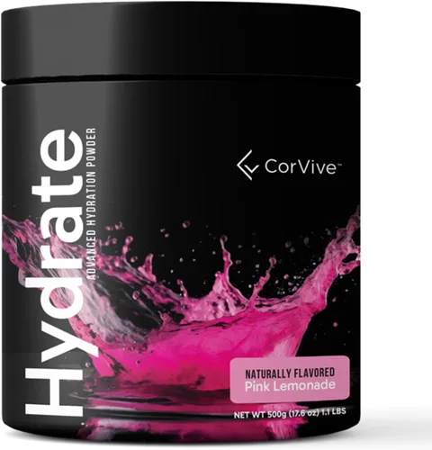 Miniatura 8 de CorVive Mezcla de bebida con electrolitos hidratantes, sabor a limonada rosa, certificado NSF, electrolitos, vitamina C, magnesio, zinc, potasio