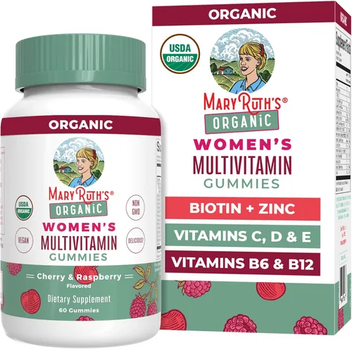 MaryRuth Organics Multivitamínico para mujeres 14 | Gomitas multivitamínicas para mujeres para apoyo inmunológico | Salud de la piel | Sin azúcar |