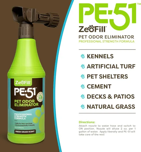 Miniatura 4 de Zeofill Paquete de iniciación - Desodorizador de patio trasero - Eliminador de olores de orina para mascotas - Uso al aire libre - Eliminador