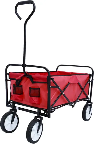 Carro plegable plegable, carrito de alta resistencia con ruedas para comestibles, carrito de comestibles utilitario para camping, compras, deportes,