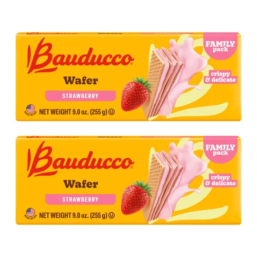 Miniatura 8 de Bauducco Galletas de oblea de chocolate y vainilla - Galletas de oblea prácticas de una sola porción con 3 capas de crema - Delicioso aperitivo