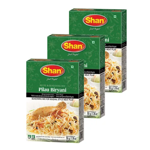 Miniatura 176 de Shan Korma Recipe and Seasoning Mix 1.76 oz (50g) - Spice Powder for Traditional Meat in Yogurt Sauce - Suitable for Vegetarians - Airtight Bag in a