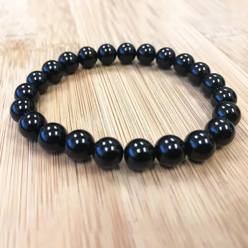 Miniatura 623 de Gem Avenue Handmade Round Bead Stretch Bracelet Unisex Natural Stone Beaded Jewelry for Men & Women, Elastic Wristband for Daily Wear