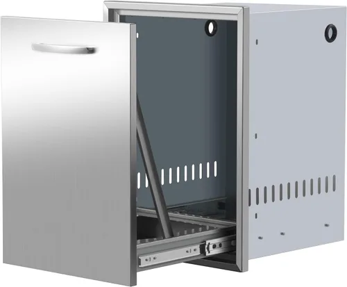 Miniatura 11 de Cajón de basura doble integrado de 16 pulgadas de ancho x 22.3 pulgadas de alto x 18 pulgadas de profundidad, bandeja extraíble para cocina al aire