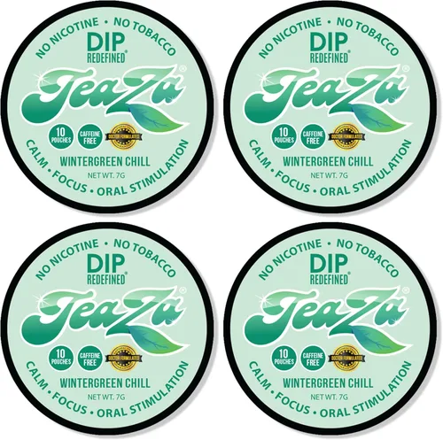 TeaZA Bolsas energéticas, sin tabaco, sin nicotina, sin humo, alternativa al tabaco y inmersión energética, alternativa al tabaco, inmersión