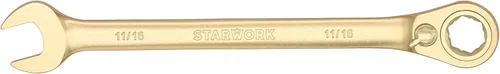 Miniatura 13 de STARWORK Llave combinada de trinquete reversible GPlating™ (0.354 in)