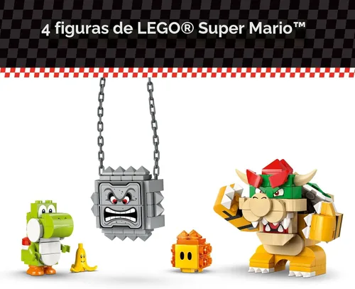 Miniatura 5 de LEGO Super Mario: Mario Kart - Juguete de construcción del castillo de Bowser para niños, juego de simulación para niños y niñas, a partir de 9
