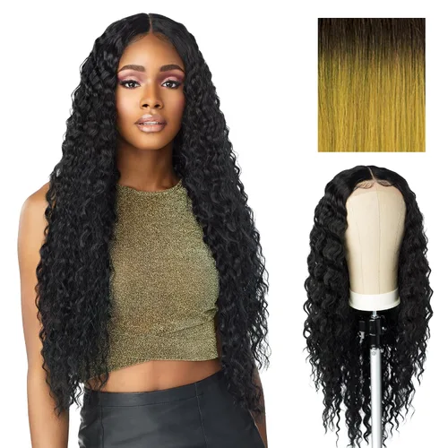 Miniatura 19 de Sensationnel Butta Lace Wigs - Unidad 3 Extra Ancha Raya Profunda de 5 Pulgadas Peluca Sintética Línea de Cabello Predesfilada Sin Pegamento Frente