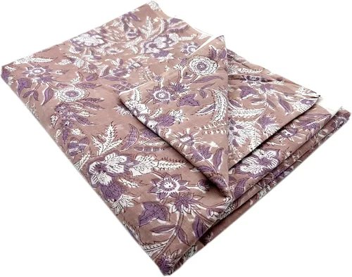 E-Tailor® Tela india hecha a mano, étnica, 100% algodón, estampado de bloque a mano, natural, para confección, costura, manualidades, tapicería, por