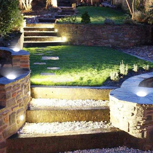 Miniatura 7 de Iluminación de paisaje de bajo voltaje, luz LED de pozo para exteriores, 12-24 V, AC/CC, luces de tierra IP67, impermeables, luces blancas cálidas