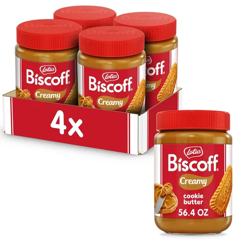 Miniatura 7 de Lotus Biscoff - Mantequilla de galleta para untar, cremosa, no transgénica, vegana