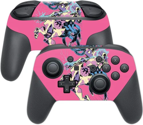 Miniatura 31 de MightySkins Skin compatible con Nintendo Switch Pro Controller - Alien Battle Funda protectora de vinilo duradera y única Fácil de aplicar