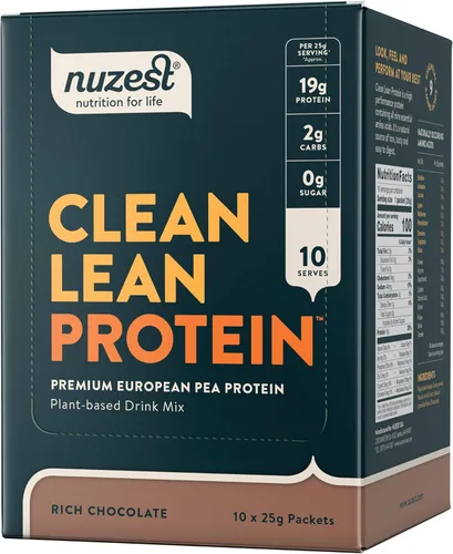 Miniatura 26 de Nuzest - Polvo de proteína de guisante - Proteína limpia y magra, proteína vegana premium a base de plantas, sin lácteos, sin gluten, sin OMG