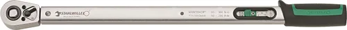 Miniatura 7 de Stahlwille 50204005 Llave dinamométrica tipo clic de 3/8 pulgadas con trinquete, señal de parada doble y lupa integrada para un apriete preciso