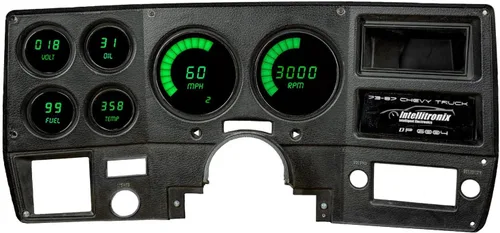 Miniatura 9 de Panel de medidor digital LED compatible con Chevy Truck 1973-87 (azul)