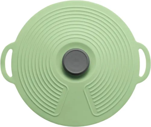 Miniatura 5 de Tapas de silicona coloridas de 5 tamaños, fundas reutilizables para alimentos para cuencos/sartenes, aptas para horno/microondas, protección contra