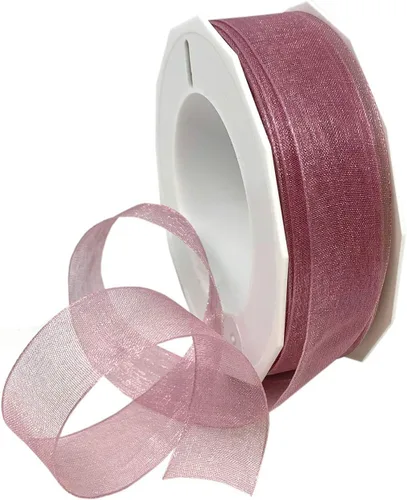 Miniatura 64 de Morex Ribbon 91803/100-609 Cinta de nailon Organdy, 5/8 pulgadas por 100 yardas, color rojo
