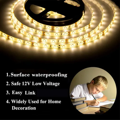 Miniatura 2 de Tira de luces LED impermeable, intensidad regulable, 16.4 pies / 5m, 300 LED SMD 2835