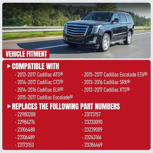Miniatura 4 de Pantalla táctil CUE de repuesto - Compatible con vehículos Cadillac - ATS, CTS, ELR, Escalade, ESV, SRX, XTS - Pantalla de información premium sin