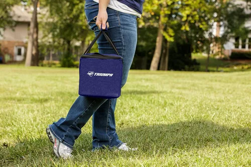 Miniatura 3 de Triumph Sports Competition Juego de bola de bocce de resina de 3.937 in para exteriores con bolsa de transporte para un fácil almacenamiento