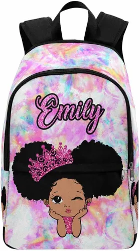 Miniatura 187 de Texto personalizado Elefante desgaste gafas mochila mochila mochila casual Daypack bolsa para mamá niñas, color86-4, Mochilas Daypack