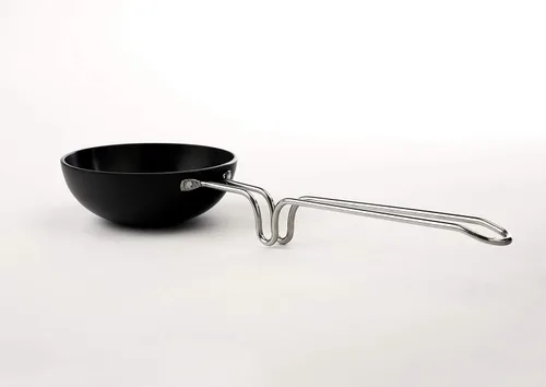 Miniatura 7 de Vinod Sartén anodizada dura Tadka (grande), 0.128 in de espesor