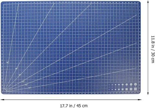 Miniatura 2 de Almohadilla de corte acolchado de doble cara A3 Material Pp 17.71x11.81 pulgadas Esteras de grabado para manualidades