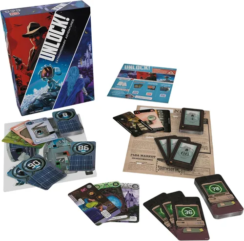 Miniatura 2 de Asmodee Juego de cartas de aventuras extraordinarias: aventura cooperativa inspirada en la sala de escape, divertido juego familiar para niños