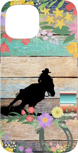 Miniatura 6 de Cute Serape Spring Flower Rodeo Western Horse Barrel Racing Case for iPhone 17