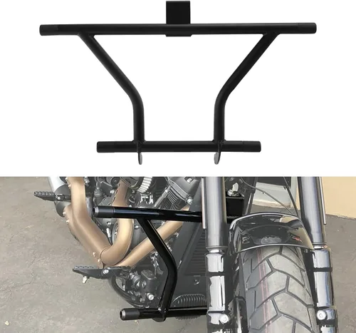 Miniatura 4 de TCT-MOTORPARTS Barra protectora de motor apta para modelos Harley Forward Control Softail Street Bob 2018-2024 Low Rider Fat Bob Fat Boy Sport Glide