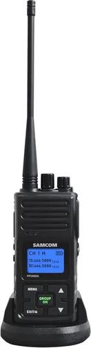 SAMCOM Radios de dos vías de largo alcance recargables, radio bidireccional de alta resistencia para adultos, walkie talkie de 5 vatios de alta
