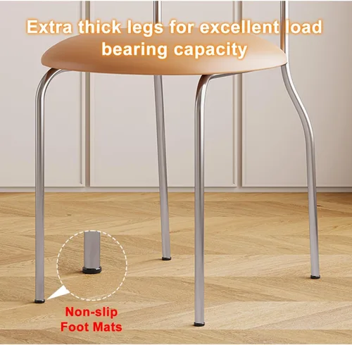 Miniatura 7 de LEIYTFE Silla de comedor minimalista moderna nórdica para recepción, cojín de cuero y respaldo, silla de lectura para sala de estudio y balcón Negro