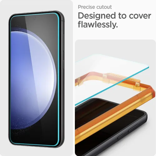 Miniatura 7 de Spigen Protector de pantalla de vidrio templado [GlasTR AlignMaster] diseñado para Galaxy S23 FE - Paquete de 2