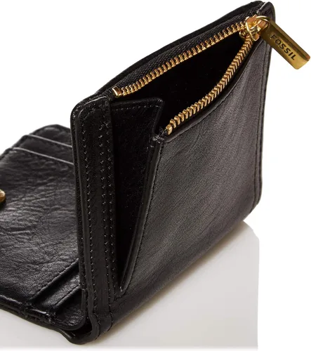 Miniatura 3 de Fossil Logan - Cartera plegable de cuero con bloqueo RFID para mujer