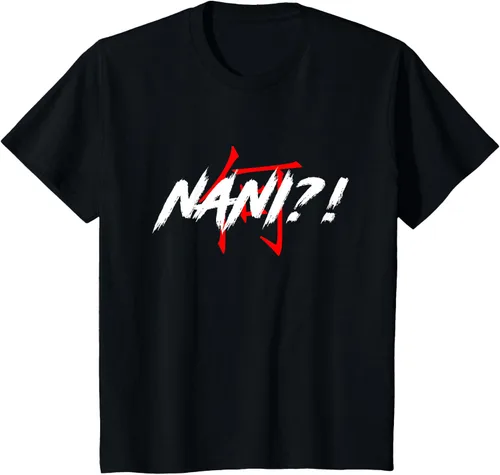 Miniatura 42 de Nani Meme Anime Japanese Camiseta, Negro, S