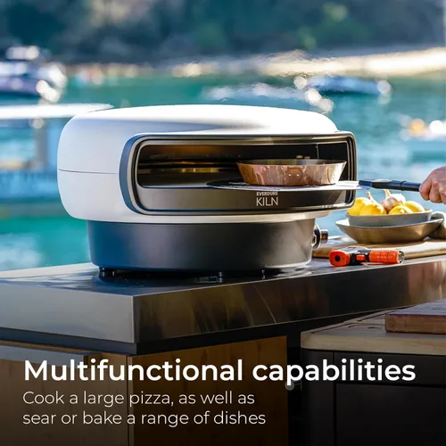 Miniatura 9 de Horno de pizza Everdure KILN Serie R de 2 quemadores a gas - Pizza de calidad de restaurante de 16" en menos de 2 minutos - Horno de pizza portátil