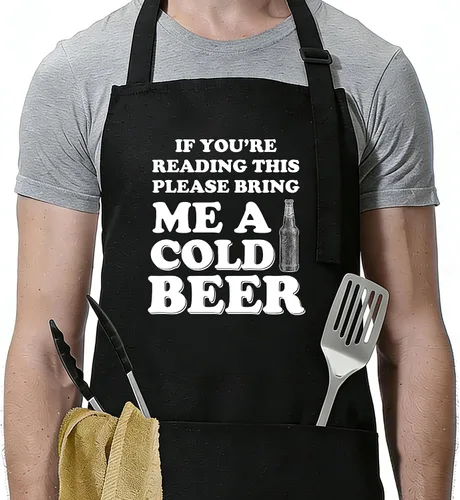 Miniatura 16 de Funny Apron for Men Women, Birthday, Father’s Day Grilling Gifts for Papa, Husband.