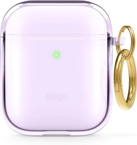 Miniatura 11 de Elago - Funda con llavero para audífonos AirPods 1 y 2 de Apple Amarillo Neón