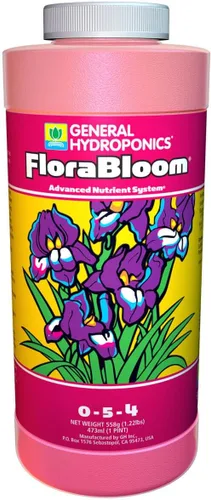 Miniatura 6 de General Hydroponics FloraBloom 0-5-4 Alimento vegetal, parte del sistema avanzado de nutrientes FloraSeries para plantas, 1 galón