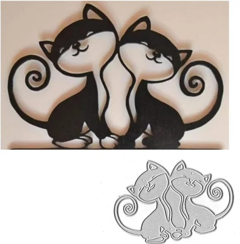 Troqueles de recortes para álbumes de recortes, troqueles de corte de metal de Navidad para hacer tarjetas, plantilla de papel para manualidades,