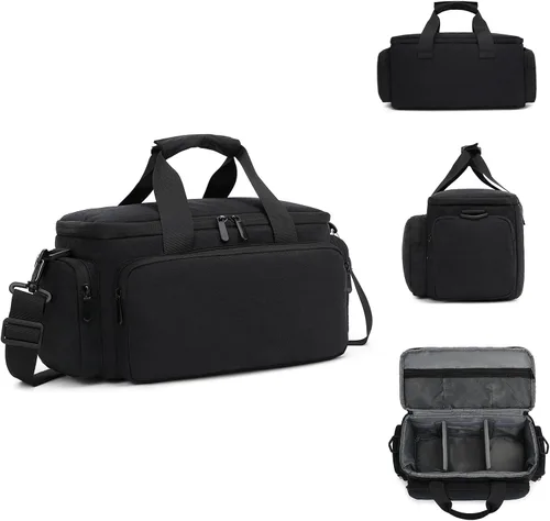 Miniatura 5 de Andoer Funda para cámara, resistente al agua, a prueba de golpes, DSLR/SLR, bolsa individual para cámara sin espejo con divisores extraíbles