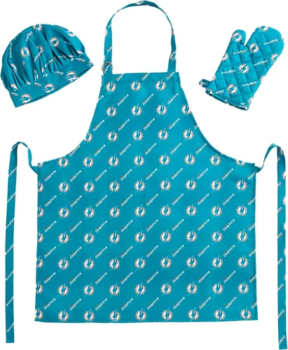 Miniatura 7 de Northwest NFL unisex-adult 3-piece Apron, Oven Mitt and Chef Hat Set