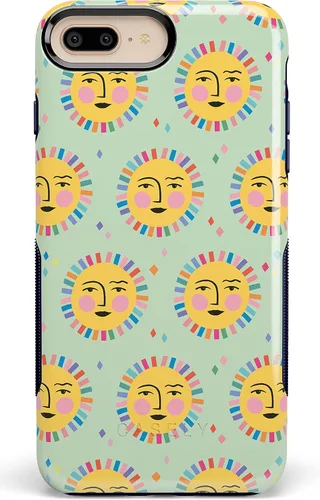 Miniatura 29 de Casely Funda para iPhone 6/7/8 Plus Funda con estampado de festival (solo buenas vibraciones)