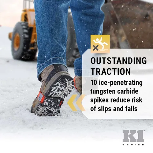 Miniatura 2 de Tacos de hielo K1 de suela media Patas de tracción fáciles de girar para una transición frecuente en interiores y exteriores, conducción o escalada