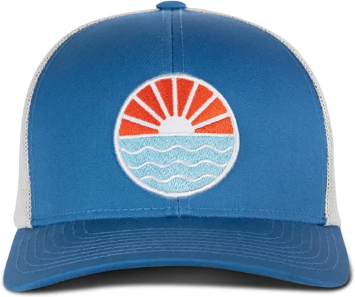 Miniatura 4 de Sombrero de camionero Sun Wave - Acero AzulPlata - Cierre Snapback, azul y Silver