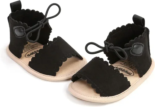 Miniatura 58 de Sandalias de verano para bebés, niñas y niños, unisex, antideslizantes, suela suave, transpirable, para primeros pasos, zapatos de playa al aire