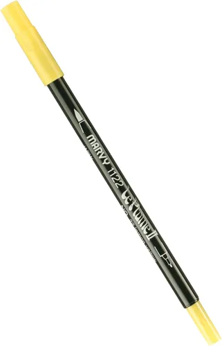 Miniatura 30 de Uchida 1122-C-3 Marvy Extra Fine Tip Le Plume II Rotulador de doble punta, azul